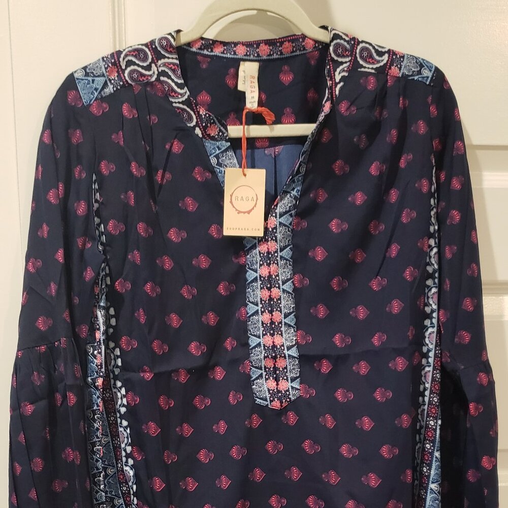 NWT: Anthropologie-Raga Boeheim Shirt Dress Size Medium
